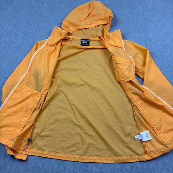 REI Co-Op Jacket Womens XS Orange‎ Flash Windbreaker Hooded Hiking Outdoors - Picture 6 of 11